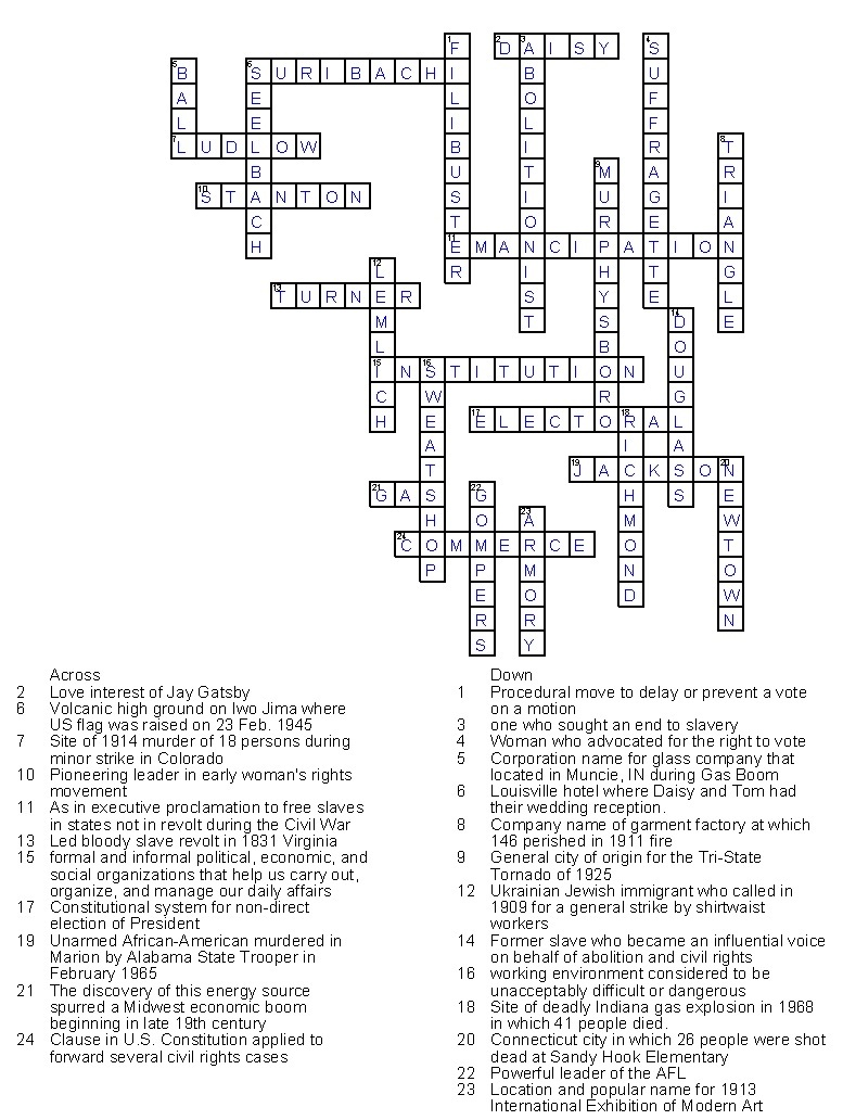 crossword answer