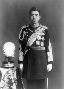 The Showa Emperor Hirohito in dress uniform.