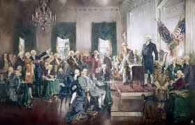 Howard Chandler Cristy's 1940 painting depicting the signing of the Constitution. The painting hangs in the U.S. Capitol.